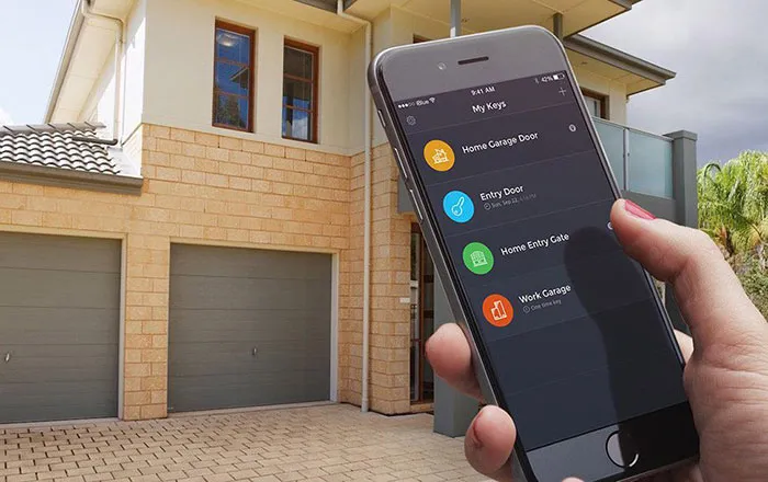 Smart garage door opener
